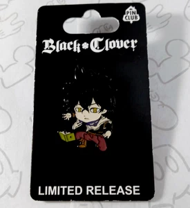 Black Clover Chibi Yuno Grinberryall Crunchyroll Enamel Lapel Pin Club - Picture 1 of 3