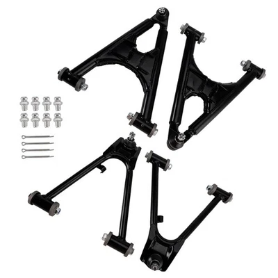 Black Steel Front Upper & Lower A-Arms Set for Yamaha WARRIOR 350 YFM350X 89-03 Foto 1 de 4