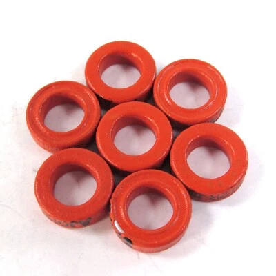 LOT of 7 Magnetics 52154-1E .6 Inch O.D. Toroid Ferrite Core - Image 1 of 2