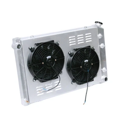 4Row Radiator&Shroud Fan For 1973-1987 Chevy Truck,C10,C20,C30 5.0L,5.7L,7.4L,V8 - Изображение 1 из 4