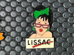 pins PINS BADGE PIN-UP SEXY LUNETTE LISSAC - Picture 1 of 1