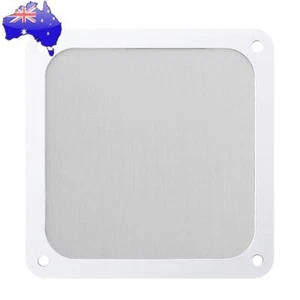 Magnetic Dust Filter Computer Case Fan Dustproof Mesh Cover Guard (12cm)(White) - Photo 1/8