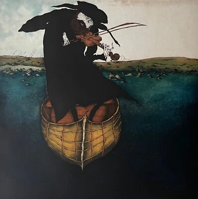 Gertrude Degenhardt Signierte nummerierte Original Farbradierung - Der Stromer - Bild 1 von 4