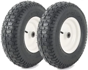 2er Pack 16x6.50-8 Tubeless Reifen auf Felge Universal Rasenmäher und Gartentraktor - Bild 1 von 13