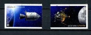 Canada Used 2019 New Issue Apollo Moon Landing 50th Anniv Pair K523 - Picture 1 of 1