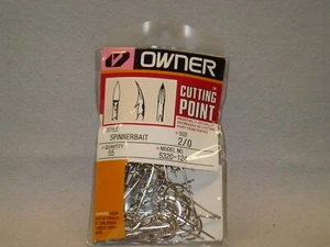 Owner XXX Strong Ni Ganci per Esca Spinner, 2/0, Confezione da 55 - Foto 1 di 2
