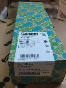 10PCS Phoenix Contact 3036026 grounding terminal STTB 2,5-PE - Picture 1 of 2