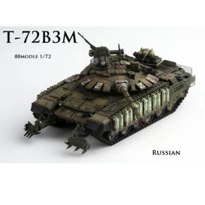 88MODLE 1/72 Russian T-72B3M Tank Model Battle Damaged w/Canopy Model Toy - Picture 1 of 16