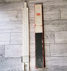 Vintage Frederick Post Hemmi Japan 1447 Slide Ruler 10" Student Mannheim Type - Picture 1 of 7