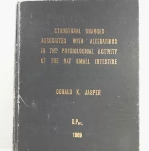Doctorate Thesis, Univ of York UK, 1969 Dept of Biology with abstract hard bound - Picture 1 of 11