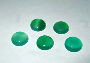 - Cabochon Pietra Cristalloterapia - AGATA VERDE  tondo 12 mm - Picture 1 of 1