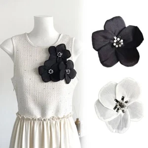 1PC Lace Flower Collar Flower DIY Handmade Clothes Accessory Women - Picture 1 of 7