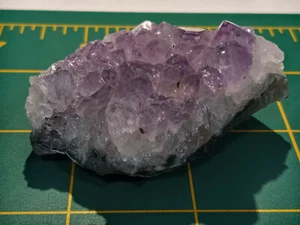 Schön! Amethysthaufen mit Phantomen auf Geodenmatrix - Artigas, Norduruguay - Bild 1 von 9