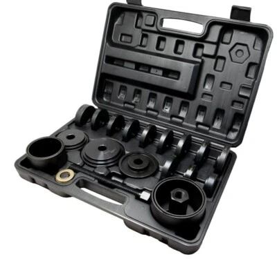 Wheel Bearing Removal Tool Kit 23pc FWD 50–88mm Heavy Duty No Strut with Case — 第 1/4 张图片