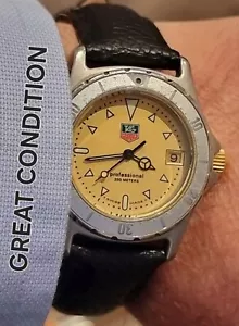 Tag Heuer 2000 Mid size Mens Watch In Great Condition New Deployment Strap - Picture 1 of 12