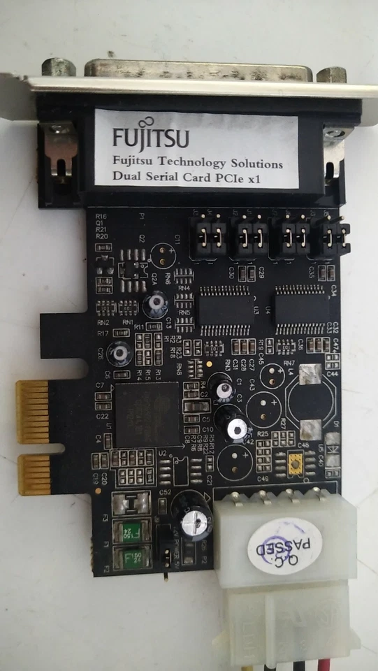 Dual Serial Card PCIe x1 SRT I - 360a rev.2 Fujitsu - Immagine 1 di 4