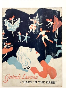1943 Theatre Program "Lady In The Dark w/ "Gertrude Lawrence" - Circus Cover * - Picture 1 of 12