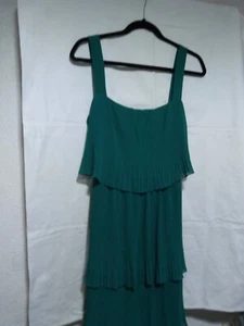 PHASE EIGHT ARRIA TIERED GREEN DRESS 12 TAGGED COST £149.00 - Picture 1 of 5