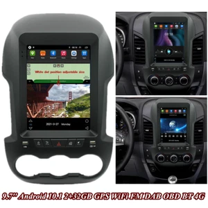 9.7'' Android 10.1 2+32GB Stereo Radio GPS WiFi FM DAB For Ford Ranger 2011-2015 - Picture 1 of 12