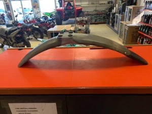 HONDA MT125 ELSINORE MT250 MR175 CR125M PLASTIC FRONT FENDER & MUD GUARD FLAP - Picture 1 of 13