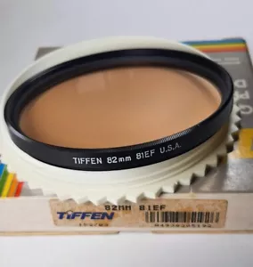 Tiffen 82mm 81EF Warming Glass Lens Filter 82 mm E82 E-82 USA New Old Stock - Picture 1 of 7