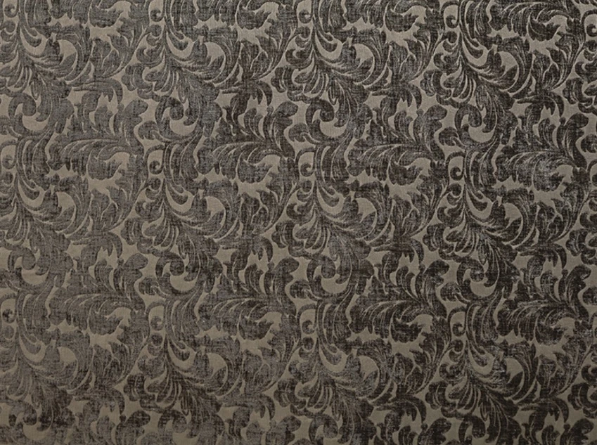 Tapicería Chenille Gris Floral Shelby Cortinas Hogar Tela El Patio 56" Ancho Foto 1 de 1