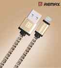 Original Remax USB Cable for Apple iPhone 7 6 6S 5S 5 iPad 5 Data Charger Lead