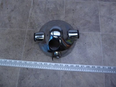 1980 Kawasaki KZ550 LTD K353-2) chrome headlight head light lamp mount bucket - Image 1 of 4