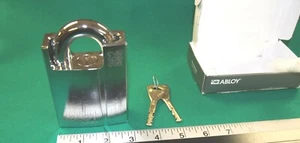 Abloy PL362 362 model huge padlock with 2 working keys with box - New - Picture 1 of 12