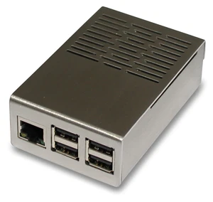 New Enclosure Stainless Steel Metal Case Box for Raspberry Pi 2 and B+ , Europe - Foto 1 di 11