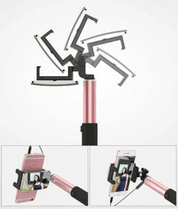 Monopod Selfie Stick with Bluetooth Remote Control and Extendable Aluminum Alloy - Picture 1 of 2