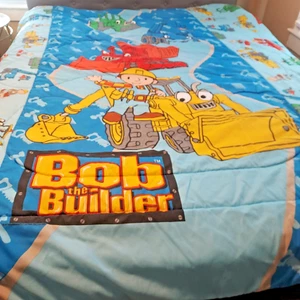 Set lenzuola piumone vintage Bob the Builder dimensioni COMPLETE 2001 custodie piatte - Foto 1 di 9