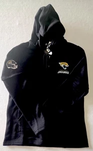 Jacksonville Jaguars NFL Para hombres Talla M Negra Sudadera con Capucha Casco Botones NUEVO - Imagen 1 de 7
