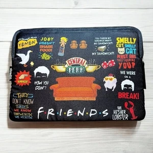 FRIENDS TV Show Laptop Mac Computer Cover Sleeve Black with Logos - Picture 1 of 7