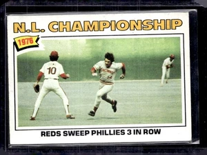 1977 Topps #277 1976 N.L. Campionato - Foto 1 di 2