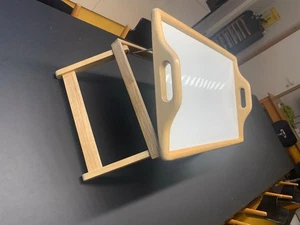 Frühstückstablett Tablett Holz klappbar, guter Zustand, gebraucht - Bild 1 von 7