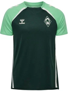 Hummel Werder Bremen Training Jersey 25 26 grün SVW Trainingsshirt Trikot  S-5XL - Bild 1 von 4
