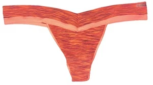 NEW Victoria's Secret VINTAGE 2015 PINK Seamless Thong Panty Medium - Picture 1 of 5