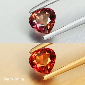 0.62ct 5.1x5.3mm Pear Natural Unheated Color Change Sapphire Songea,Tanzania - Picture 1 of 6