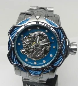 Reloj mecánico automático para hombre 50 mm esfera dragón esqueleto exposición parte posterior transparente - Imagen 1 de 13
