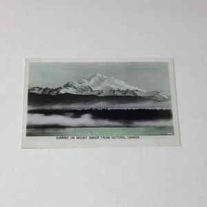 Vintage Mount Baker Sunrise Postcard from Victoria Canada Gowen Sutton - Picture 1 of 2
