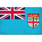 Blechschild Wandschild 20x30 cm Fidschi Fahne Flagge Geschenk Deko