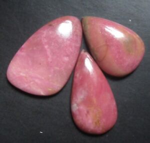 Natural Rhodonite Cabochon Mix Lot 45.95 Cts Loose Gems Jewelry Making J 1160