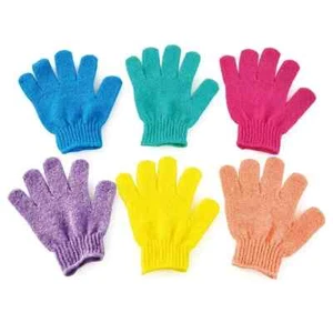 1 Paar Peeling Handschuhe Körper Haut Bad Dusche Luffa Peeling Massage Spa Handschuhe - Bild 1 von 25