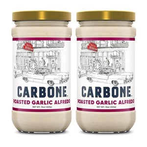 Roasted Garlic Alfredo Pasta Sauce | Creamy Blend of Parmesan and Romano Chee... - Picture 1 of 9