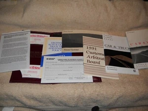 Juego completo manual para propietarios de Mopar 91 Dodge Caravan con toda la literatura y folletos - Imagen 1 de 1