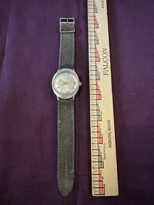 Vintage Waltham Date selbstaufziehende 17j silberfarbene Uhr Herren laufen wie gelesen - Bild 1 von 24