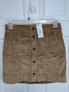 Vineyard Vines Corduroy Skirt Women's Small Beige - Picture 1 of 8