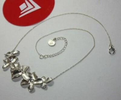 Collar de eslabones florales Silpada de plata esterlina "Garden Whimsy" 17" N3242 [032GRA] Foto 1 de 4