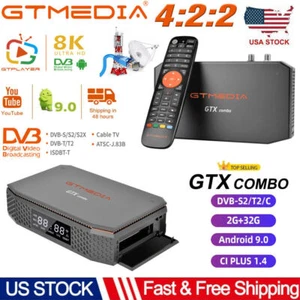 8K FTA DVB-S2/T2/ATSC-T/C Satellite Receiver Home Android Smart TV Box 4:2:2 CI+ - Picture 1 of 20